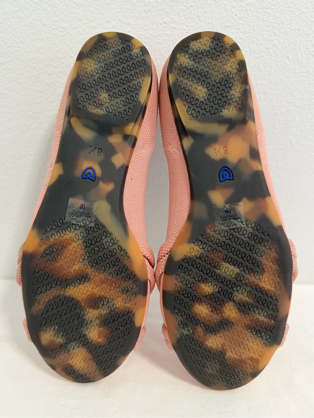 Rothy’s The Knot Ballet Flat pink shoes round point Size 8.5 - Picture 7 of 12